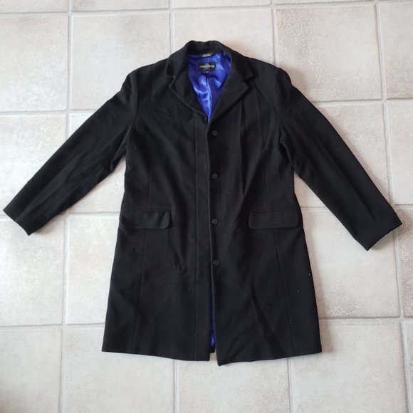 Ladies "Premiere Collection" [Black & Blue] Blazer / Dress Coat - Picture 1 of 5